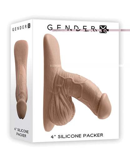 Gender X 4" Silicone Packer - Tan