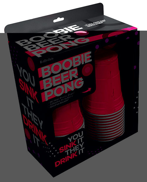 Boobie Beer Pong w/Cups & Boobie Balls