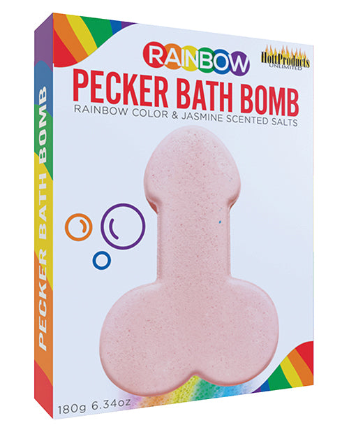 Rainbow Pecker Bath Bomb