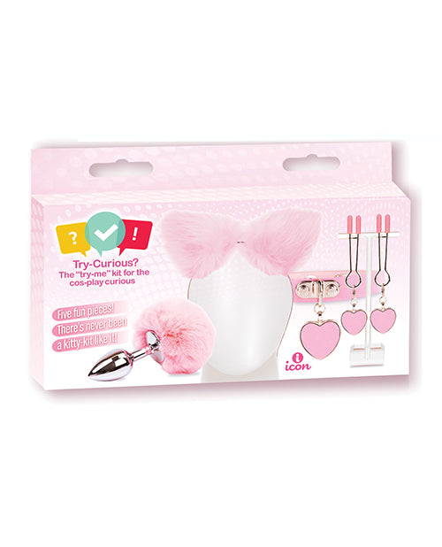 Try-Curious Kitty Set - Pink