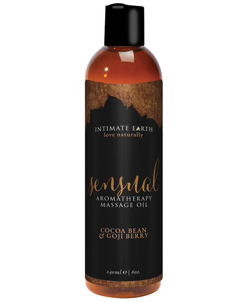 Intimate Earth Sensual Massage Oil - 240 ml Cocoa Bean & Gogi Berry