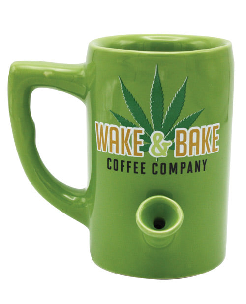 Wake & Bake Coffee Mug - 10 oz Green