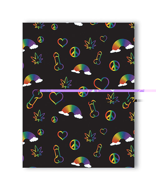 Rainbow Penis Naughty Greeting Card