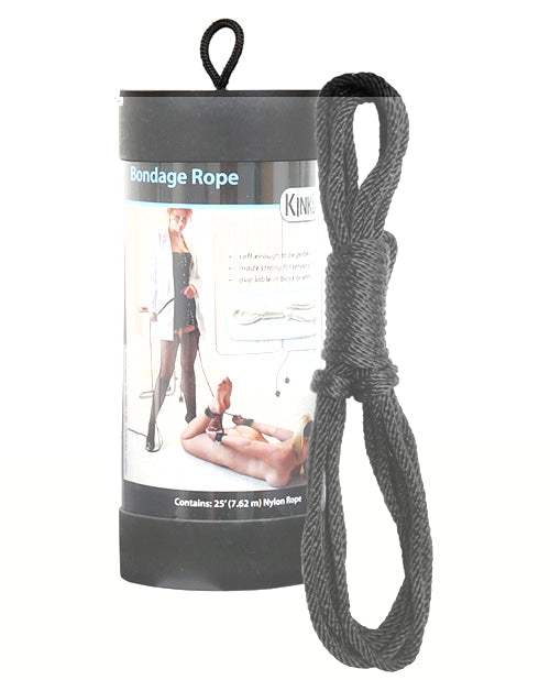KinkLab 25" Bondage Rope - Black