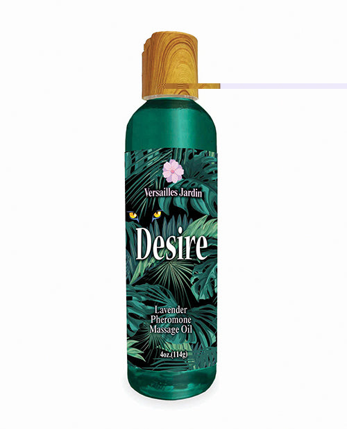 Desire Pheromone Massage Oil - 4 oz Lavender