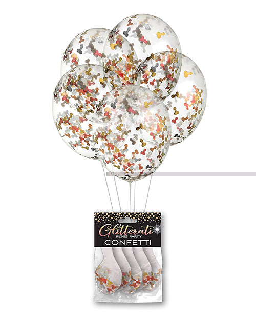 Glitterati Penis Party Balloons - Pack of 5