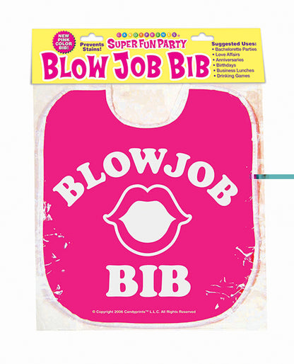 Blow Job Bib - Pink