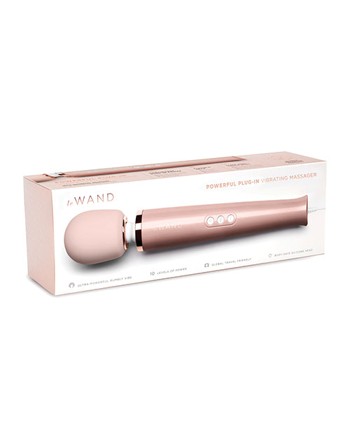 Le Wand Powerful Plug-In Vibrating Massager - Rose Gold