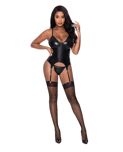 'club Candy Basque & Cheeky Panty Black S/m