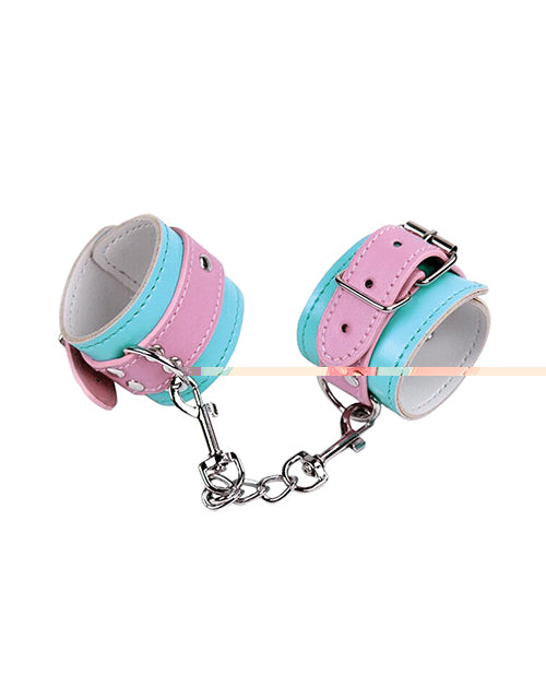 Nobu Fetish Handcuffs - Pink/Blue