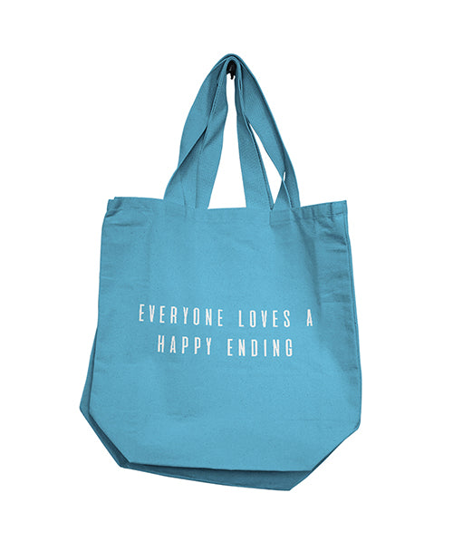 'nobu Everyone Loves A Happy Ending Reusable Tote - Blue