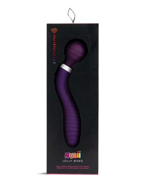 Nu Sensuelle Lolly Double-Ended Flexible Nubii Wand - Purple