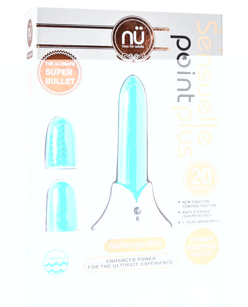 Nu Sensuelle Point Plus Rechargeable Bullet - Tiffany Blue