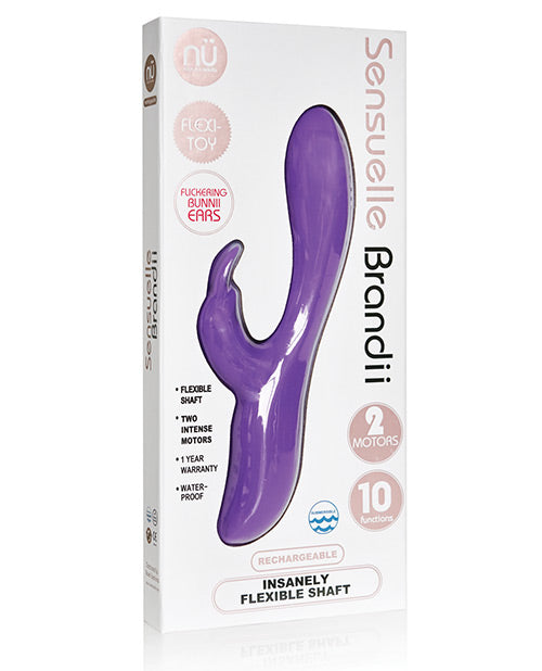 Nu Sensuelle Brandii Bendable Rabbit - Purple