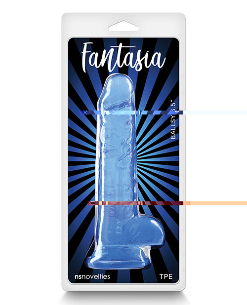 Fantasia Ballsy 6.5" Dildo - Blue