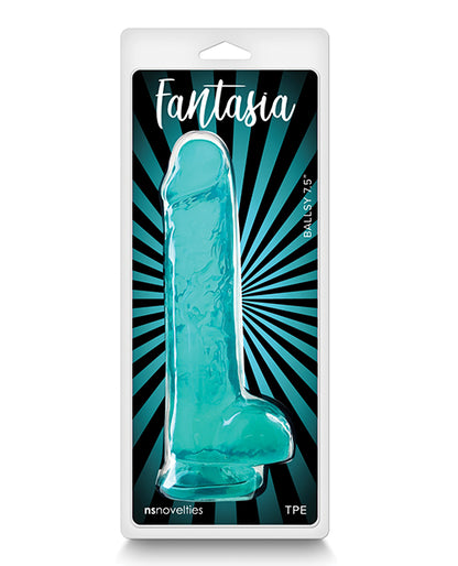 Fantasia Ballsy 7.5" Dildo - Teal