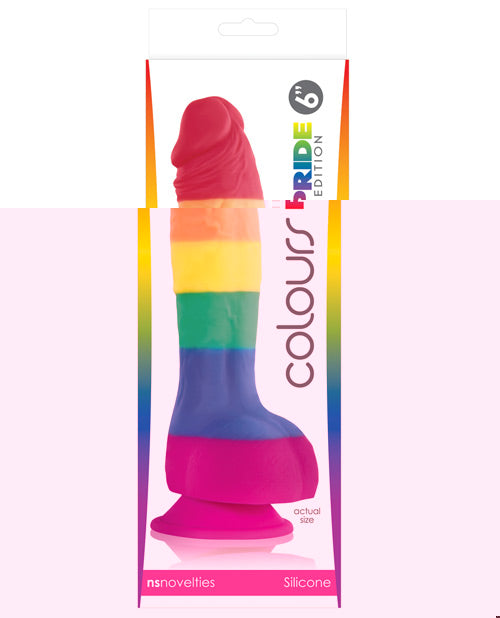 Colours Pride Edition 6" Dong w/Suction Cup