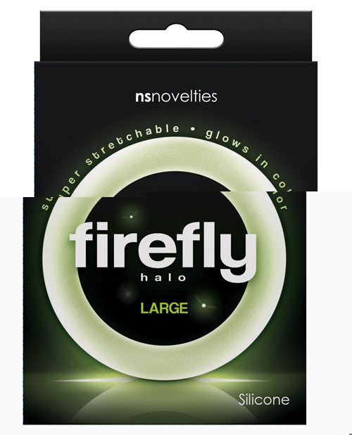 Firefly Halo Large Cockring - Clear