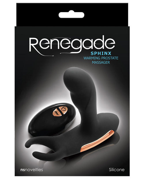 Renegade Sphinx Warming Prostate Massager - Black