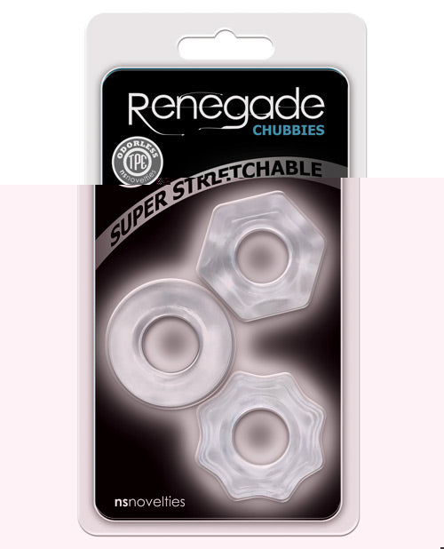 Renegade Chubbies 3 pack - Clear