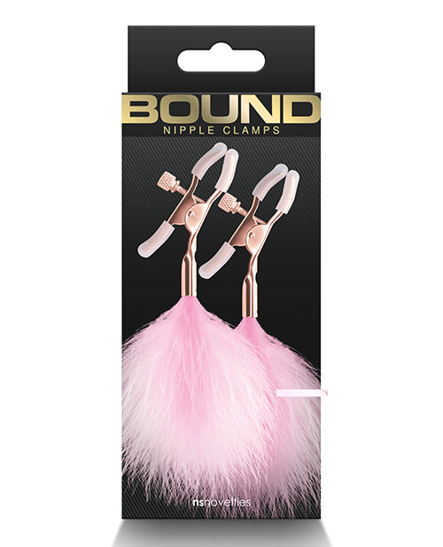 Bound F1 Nipple Clamps - Pink