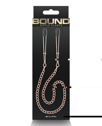 Bound DC3 Nipple Clamps - Rose Gold