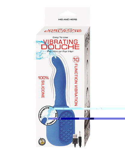 Vibrating Douche - Blue