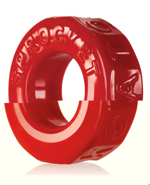 Oxballs Atomic Jock Sprocket Cockring - Red