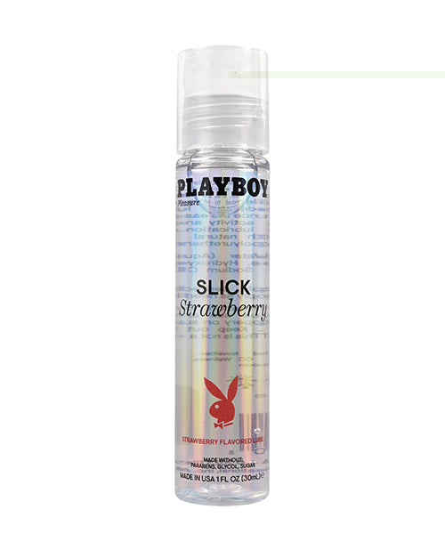 Playboy Pleasure Slick Lubricant -  1 oz Strawberry