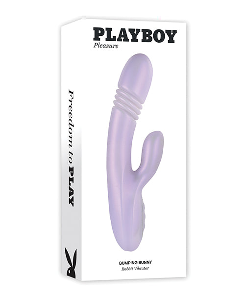 Playboy Pleasure Bumping Bunny Rabbit Vibrator - Opal