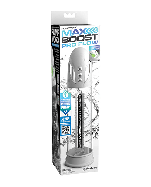 Pump Work Max Boost Pro - White/Clear