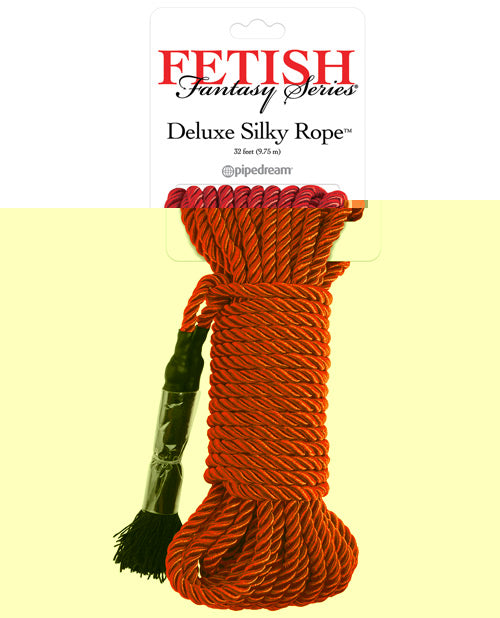 Fetish Fantasy Series Deluxe Silk Rope - Red