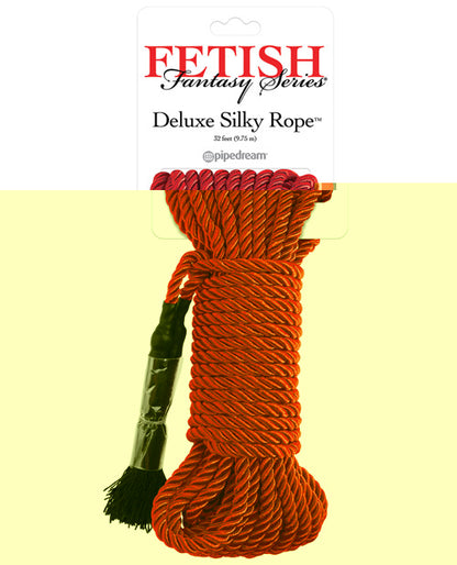 Fetish Fantasy Series Deluxe Silk Rope - Red