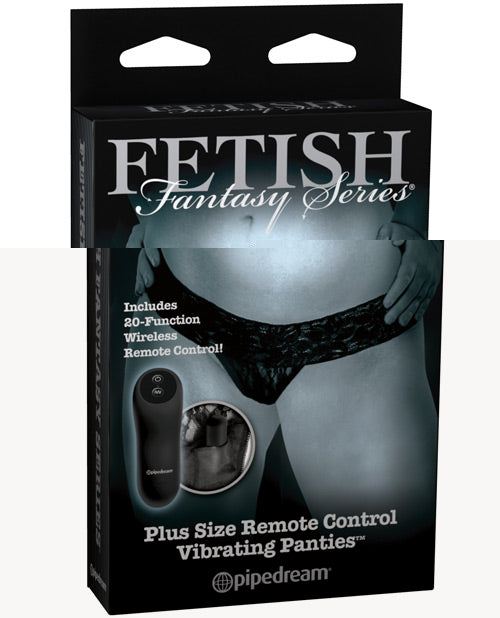 Fetish Fantasy Limited Edition Remote Control Vibrating Panties - Plus Size