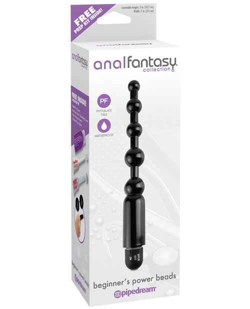 Anal Fantasy Collection Beginners Power Beads - Black