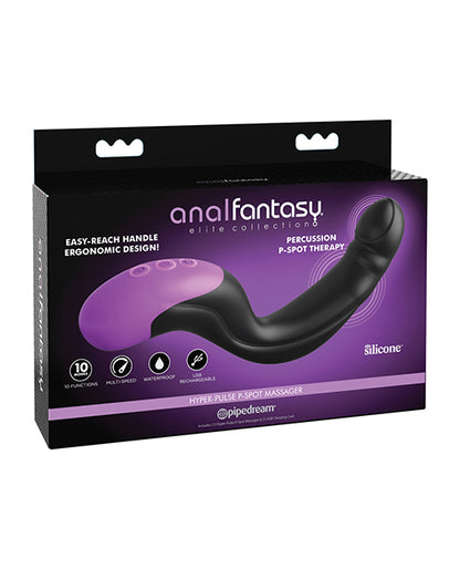 Anal Fantasy Elite Collection Hyper Pulse P Spot Massager - Black