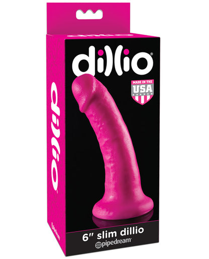 Dillio 6" Slim Dillio - Pink