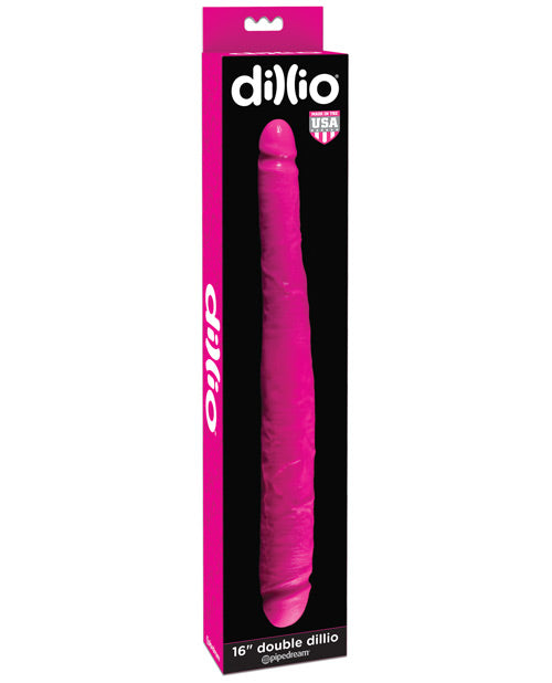 Dillio 16" Double Dillio - Pink