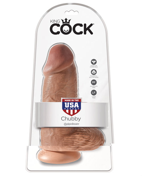 King Cock 9" Chubby - Tan