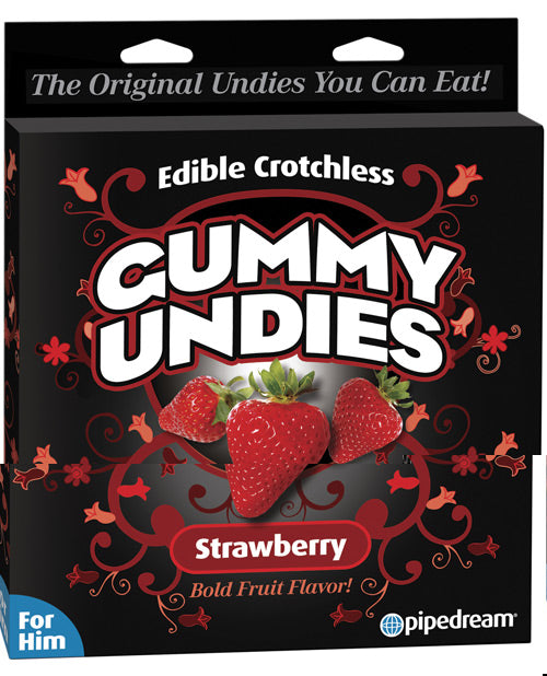 Edible Male Gummy Undies - Strawberry