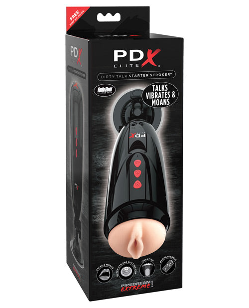 PDX Elite Dirty Talk Starter Stroker