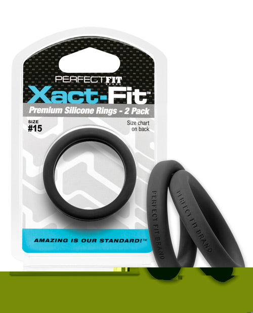 Perfect Fit Xact Fit #15 - Black Pack of 2