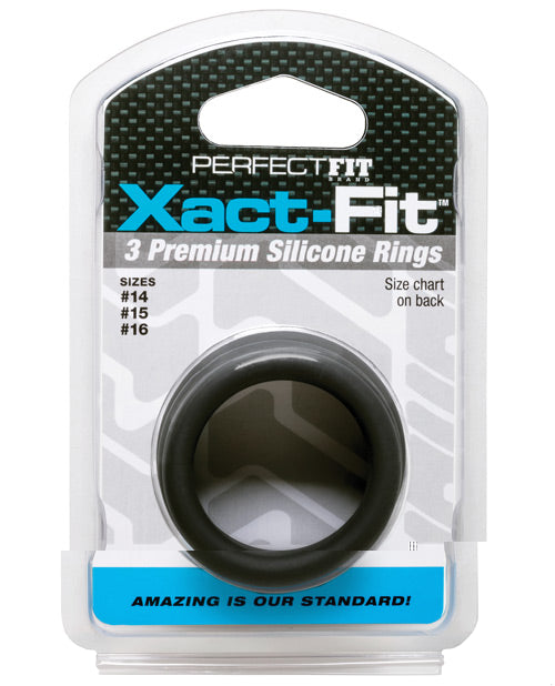 Perfect Fit Xact Fit 3 Ring Kit S/M - Black