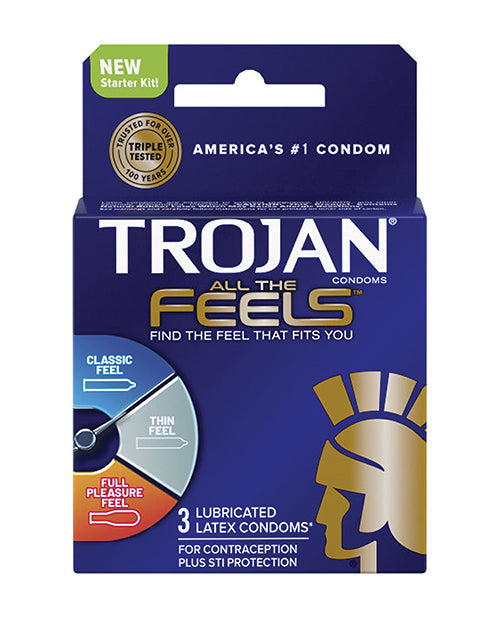 Trojan All the Feels Condom - Pack of 3