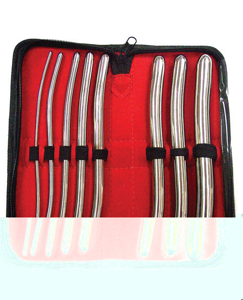 Rouge Stainless Steel Hegar 8 pc Dilator Set