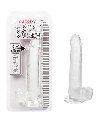 Size Queen 8" Dildo - Clear