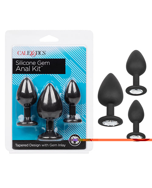 Silicone Gem Anal Kit - Black