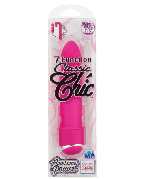 Classic Chic 4.25" - 7 Function Pink