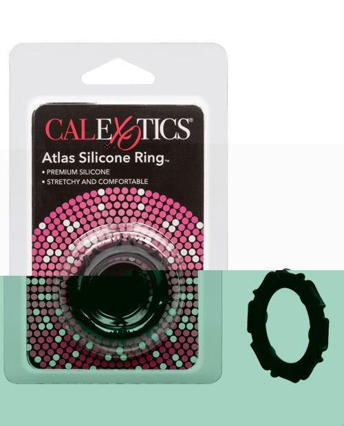 Adonis Atlas Silicone Ring - Black