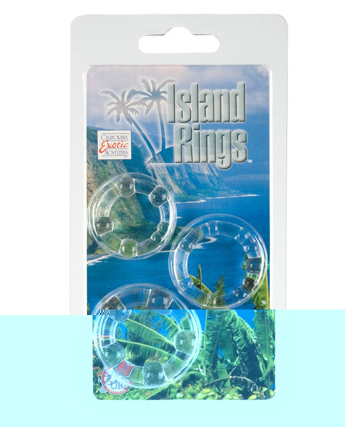 Silicone Island Rings - Clear